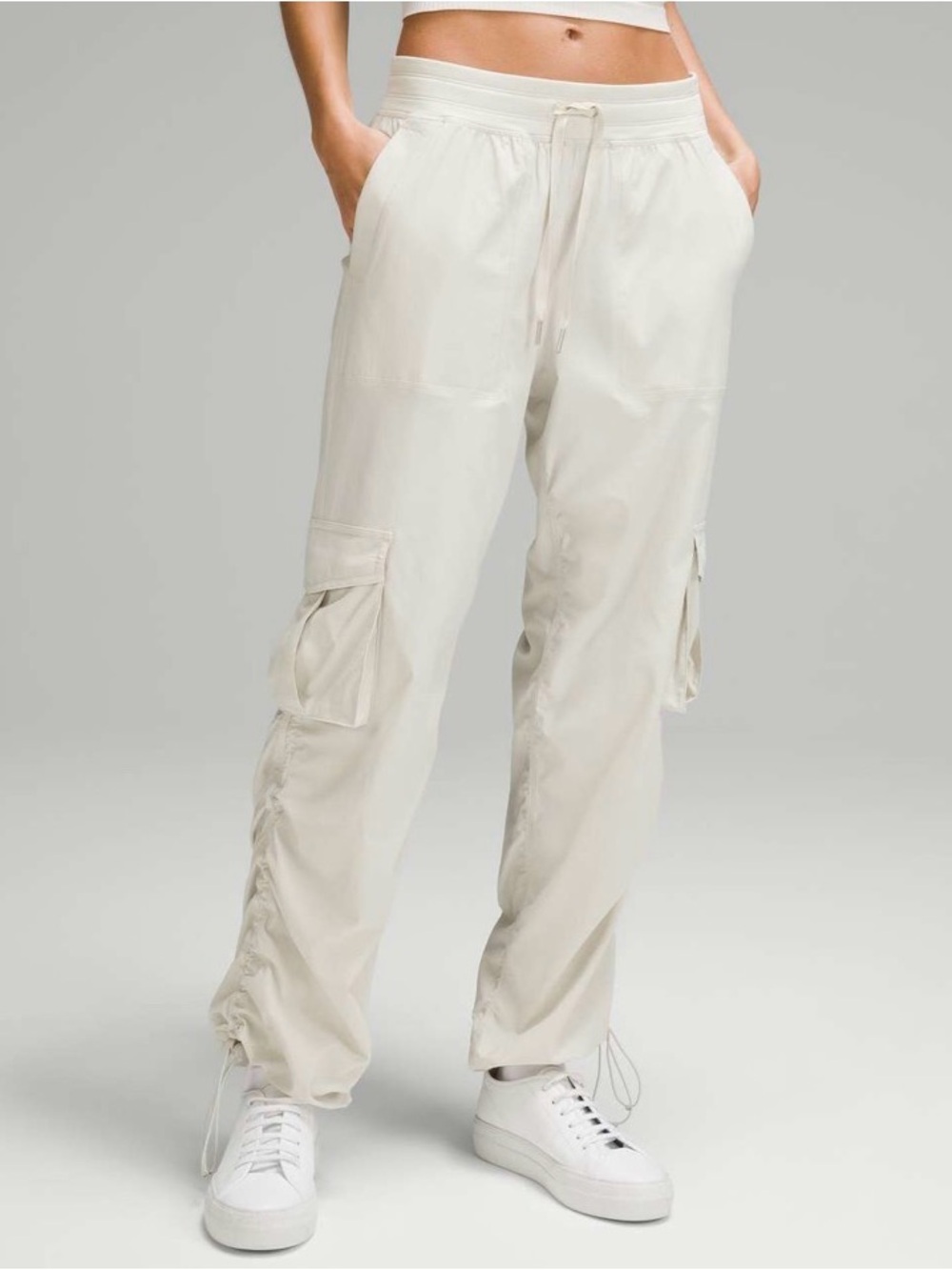 Lululemon Dance Studio Relaxed-Fit Mid-Rise Cargo Pant - Bone